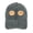 Gray, variant on Cinnamon Roll Sand Colour Baseball Cap for Men Women, Adjustable Snapback Hats Cotton Hat