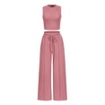 thumbnail image 1 of Conjunto de Ropa Casual para Mujer PRETTYGARDEN 2 Piezas Rosa XL, 1 of 8