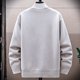 thumbnail image 4 of Blusa y camisa de manga larga con cuello alto para hombre, jersey deportivo de manga larga con bolsillo y cuello alto de color liso a la moda, sudadera de poliéster para hombre., 4 of 5