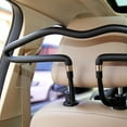 thumbnail image 4 of Kenally Asiento de coche reposacabezas trasero perchas ropa chaquetas trajes soporte estante de acero inoxidable Universal PVA cubierta Ventana automotriz, 4 of 6