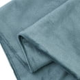 thumbnail image 5 of Unique Bargains Envelope Closure Durable Velvet Pillowcases (2 Count) Blue Queen, 5 of 6