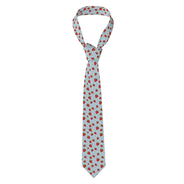 Balery Strawberry Corbata Clásica de Seda para Hombre, Corbata Tejida Jacquard, Corbatas Formales para Negocios y Bodas