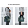 thumbnail image 6 of Lunch Bag Portable Crossbody Meal Bag Cooler Bag Insulated Lunch Bag Food Bag Handheld & Crossbody Design Beautiful Christmas Tree Seamless, 6 of 6