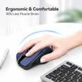 thumbnail image 6 of TECKNET BASICS Wireless Mouse,2.4GHz with USB Receiver,Computer Mouse for Laptop,PC,Computer,Chromebook,Notebook,2600 DPI,5 Adjustment Levels, 6 of 9