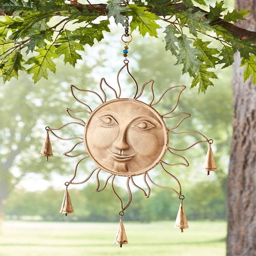 Happy Sun Face Wind Chime - Walmart.com - Walmart.com