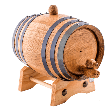 1 Liter American White Oak Wood Aging Barrels | Age your own Tequila, Whiskey, Rum, Bourbon, (Best Whiskey To Age In Oak Barrel)