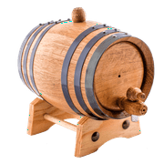1 Liter American White Oak Wood Aging Barrels | Age your own Tequila, Whiskey, Rum, Bourbon, Wine...