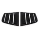 thumbnail image 4 of Rejilla de ventana lateral Bling Bling 2 piezas Negro Brillante para Dodge Charger 2011-2021, 4 of 12