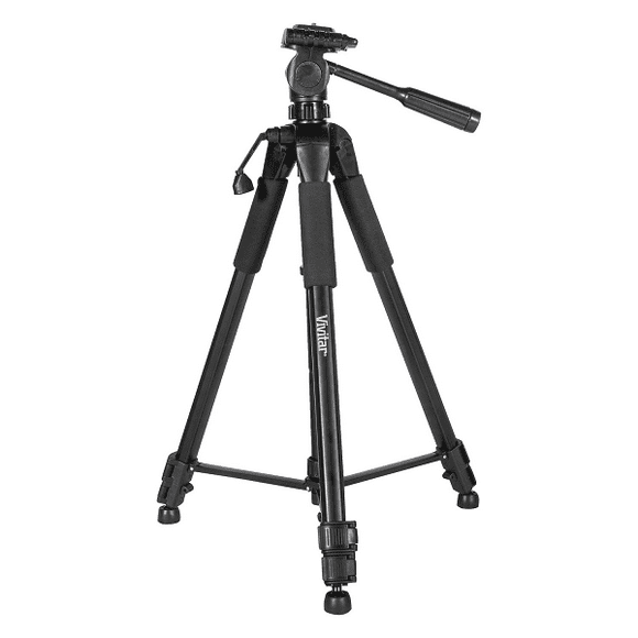 Refurbished Vivitar VIVVPT4867NOCFR 67 inch photo/video adjustable tripod
