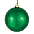 thumbnail image 1 of Vickerman N590624DSV Vickerman 2.4" Emerald Shiny Ball Ornament., 1 of 4