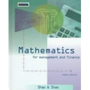 Mathematics for Management and Finance [Paperback - Used]