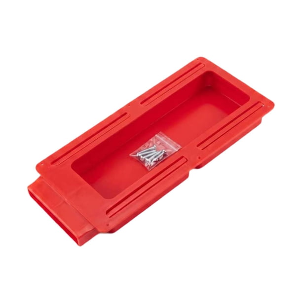 Cajón para organizador de herramientas de máquinas de coser industriales, deslizante, práctico y ligero. Rojo