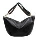 thumbnail image 2 of Black PU Leather Women's Shoulder Bag, Large Capacity with Wide Strap, 2 of 5
