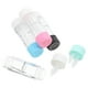 thumbnail image 3 of 4PCS Mini Travel RGP Caja de lentes de contacto duras Caja protectora Lente de contacto cosmético Portacontenedores (Negro, verde, azul y rosa), 3 of 5