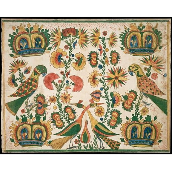 Fraktur Poster Print, 18 x 24