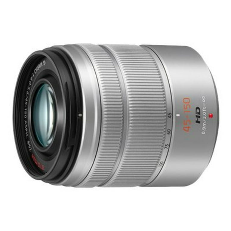 Panasonic Lumix H-FS45150 - Telephoto zoom lens - 45 mm - 150 mm -  f/4.0-5.6 G VARIO - Micro Four Thirds - for Lumix DC-BGH1; Lumix G DC-G100,  G90,