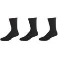 thumbnail image 1 of Sierra Socks Unisex Classic Dress Uniform Ribbed 3 Pair Pack Crew Socks, 1 of 2