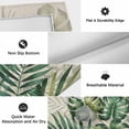 thumbnail image 6 of Summer Tropical Leaves Outdoor Rug for Patio/Deck/Porch, Non-Slip Large Area Rug 5 x 7 Ft, Vintage Botanical Green Palm Indoor Outdoor Rugs Washable Area Rugs, Reversible Camping Rug Carpet Runner, 6 of 8