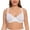 White, variant on YANDW Women Minimizer Mesh Unlined Bras Plus Size Sexy Lace Full Coverage Bra Underwire No Padded, Beige 38D