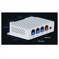 thumbnail image 3 of 5 Uds. Extensor PoE de 4 Puertos de 1 A 3 Puertos Pasivo en Cascada IEEE802.3Af 100Mbs para Interruptor Repetidor de TransmisióN IP NVR IP, 3 of 8