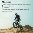 thumbnail image 2 of Aostirmotor Electric Bike with 500W(Peak 650W) Motor 48V 15AH Removable Lithium Battery, Max Range 25Miles(Pedal-Assist), 20x4 inch Tires Ebike for Adults UL2849, 2 of 11
