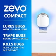 Zevo Compact Flying Insect Trap - 1 Plug In Device & 1 Cartridge