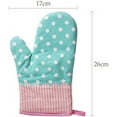 thumbnail image 2 of Guantes de horno resistentes al calor, 2 pares de guantes de horno, cocina, guantes de horno, guantes de cocina de algodón, guantes para hornear, hornear, asar a la parrilla, 2 of 6