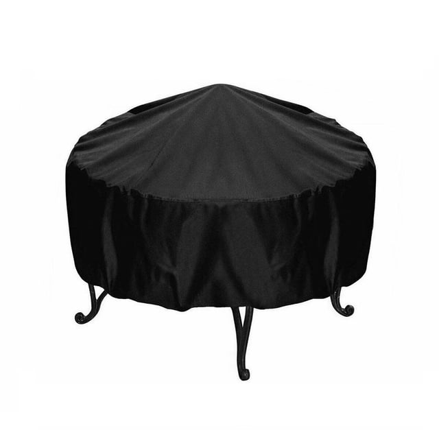 210D Furniture Cover Bbq Grill Cover Rainproof And Dustproof Round Table Cover 102*45cm