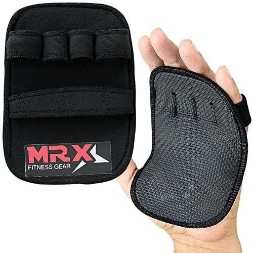 New MRX Workout Grip Pads Weight Lifting Fitness Training Straps Gym Gloves