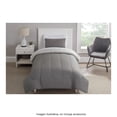 thumbnail image 4 of Set de Cama Mainstays Individual Liso Gris 5 Piezas, 4 of 4