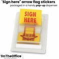 thumbnail image 5 of Sign Here Tabs, 1" Yellow Sign Here Stickers/Flags, 500/Pack (500)$$Office, 5 of 7