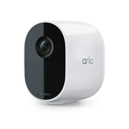 Arlo Essential Wire-Free Security Camera - 1 Pack - Wireless Security System, 1080p Video, Indoor/Outdoor Camera, Night Vision, Surveillance, 2 Way Audio, Weather Resistant - VMC2020W