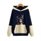 thumbnail image 4 of Blusa de manga larga con estampado navideño informal a la moda para mujer, suéter con bolsillo, sudaderas con capucha Fridja bvmnju5875, 4 of 6