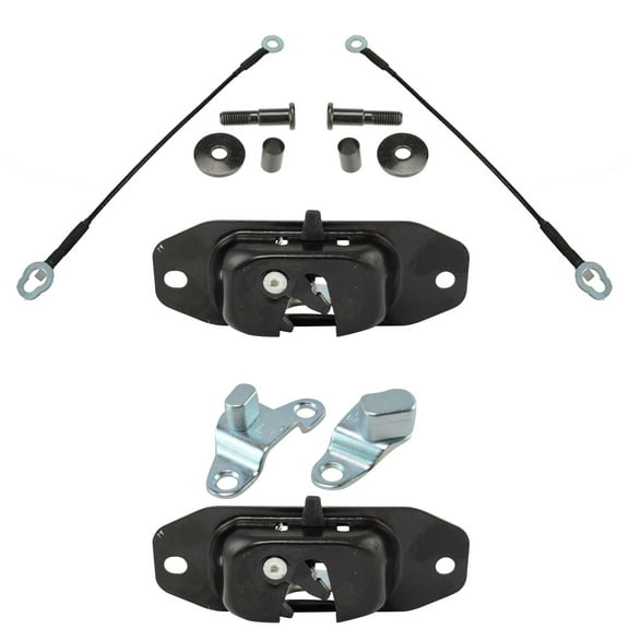 TRQ Tailgate Tail Gate Repair Kit w/ Latch Cable Hinge Striker Bolt for GM BDA80391