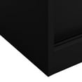 thumbnail image 5 of vidaXL Office Cabinet Black Steel 35.4x15.7x35.4 in Filing Cabinet, 5 of 5