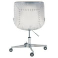 thumbnail image 4 of Abner Swivel Chair Aluminium Frame, Distresed Caramel, 4 of 5