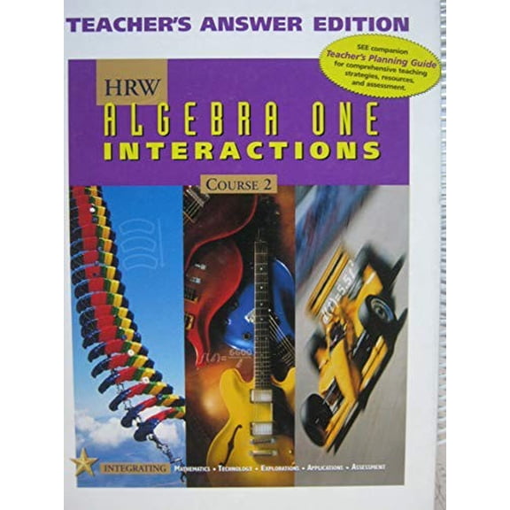 Pre-Owned Algebra 1 Course 2 : Interactions: Teacher's Answer Edition Hardcover