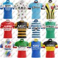 thumbnail image 2 of Maillot de ciclismo retro Pro Team para hombre, manga corta, maillot MTB, maillot de descenso, ropa de ciclismo de montaña, verano, 2 of 5