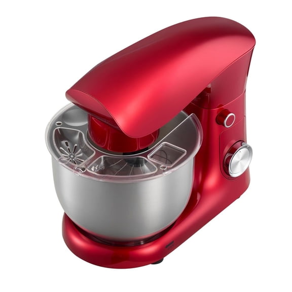 Stand Mixer, 4.4 QT Electric Kitchen Mixer, 300W Dough-Mixer, 10 Pulse Speeds Tilt-head Food-Mixer with Stainless Steel Bowl, Dough Hook, Whisk, Beater, for Baking, Mixing, Whipping & Kneading