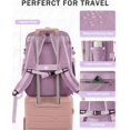 thumbnail image 6 of Softlife Durable Extra Large 40L Travel Backpack Casual Daypack, Purple, 6 of 8