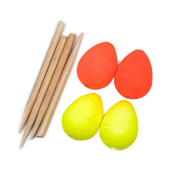 Cortland Fairplay Toothpick Float Indicators, Size 0.62 inch, 4 Pack, 664036