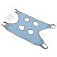 thumbnail image 4 of Dog Grooming Hammock Harness Dog Hammock Pet Grooming Hammock Breathable Dog Grooming Sling For Pet Bathing Washing Grooming And Trimming NailBlue 81x48cm ANGGREK AC6855, 4 of 8