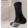 thumbnail image 4 of Calcetines de compresión BULLIANT para hombre Athletic Crew, 6 pares, 4 of 7