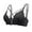 Black, variant on Jsaierl Lace Bras for Women Wirefree Support T-shirt Bras Seamless Sexy Bralettes Shapewear Breathable Full Figure Bras Front Closure