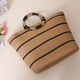 thumbnail image 5 of Bolsos de paja para mujer, bolso de paja para verano, bolso de playa, bolso de playa tejido de paja, bolso de mano de paja, bolso de paja, 5 of 6