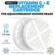 thumbnail image 3 of Cartucho de repuesto para filtro de ducha AquaHomeGroup, vitamina C, E y A (paquete de 2), 3 of 7