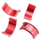 thumbnail image 5 of Adaptador reductor de manillar de bicicleta, 4 Uds., conversión de de 25,4mm ,8mm rojo Zulema Manillar Shim, 5 of 8