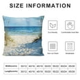 thumbnail image 5 of Sheronv Impressionist Painting Graphic Decorative Cushion Throw Pillow Cover for Home Couch Living Room Bed Sofa - Soft and Durable Summer Pillowcase 1pc 18x18in, 5 of 5