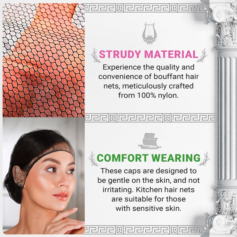 Cleaing Disposable Caps Hair Nets, Salon Spa Food Service , Pack Of 100 21 Blue