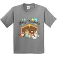 thumbnail image 3 of Inktastic Feliz Navidad Cute Nativity Scene Youth T-Shirt, 3 of 5